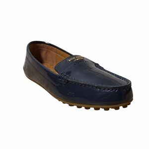 Kate Spade Boat Party - Patent Leather Blazer Blue Shake Loafer - Women’s Sz 5B